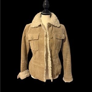 Wilsons Leather Tan 100% Leather Jacket